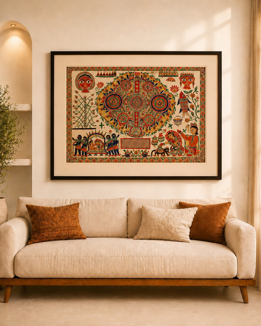 Classic Madhubani Art - Frame