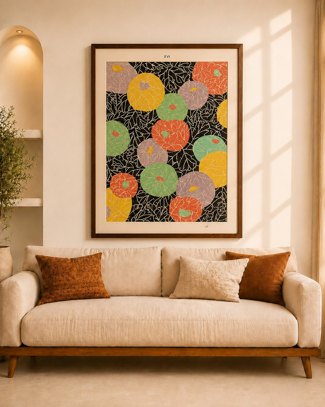 Chinese Bijutsukai Art on Museum Quality - Canvas