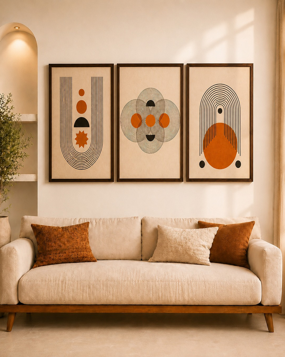 Boho Abstract Art - Wall Decor