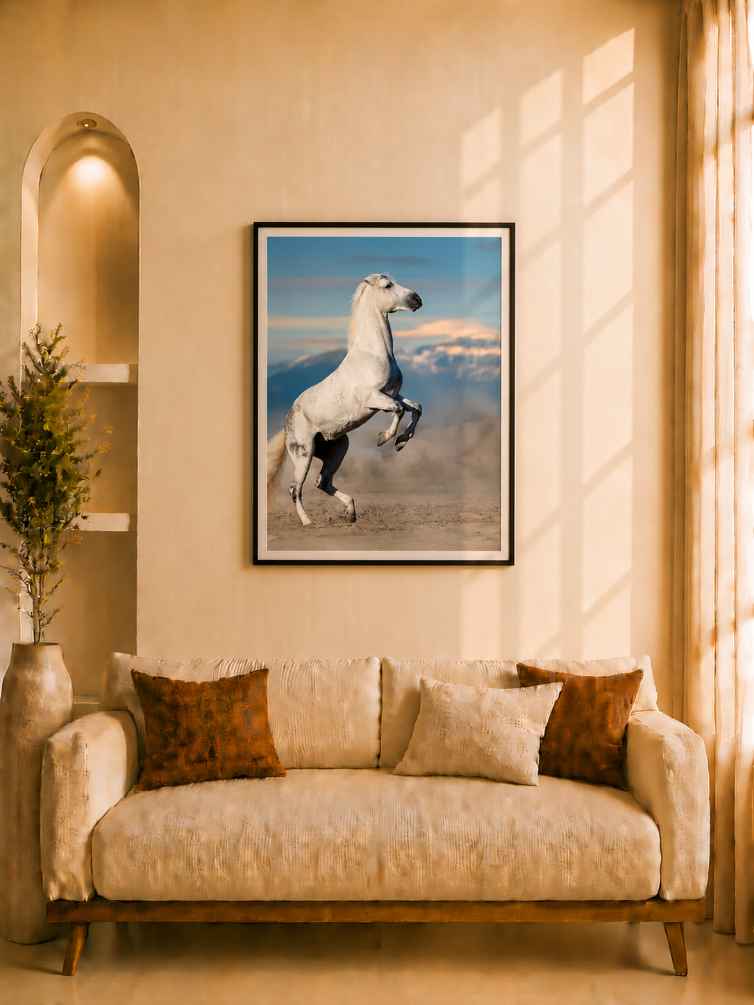 Galloping in action- 20x14inch