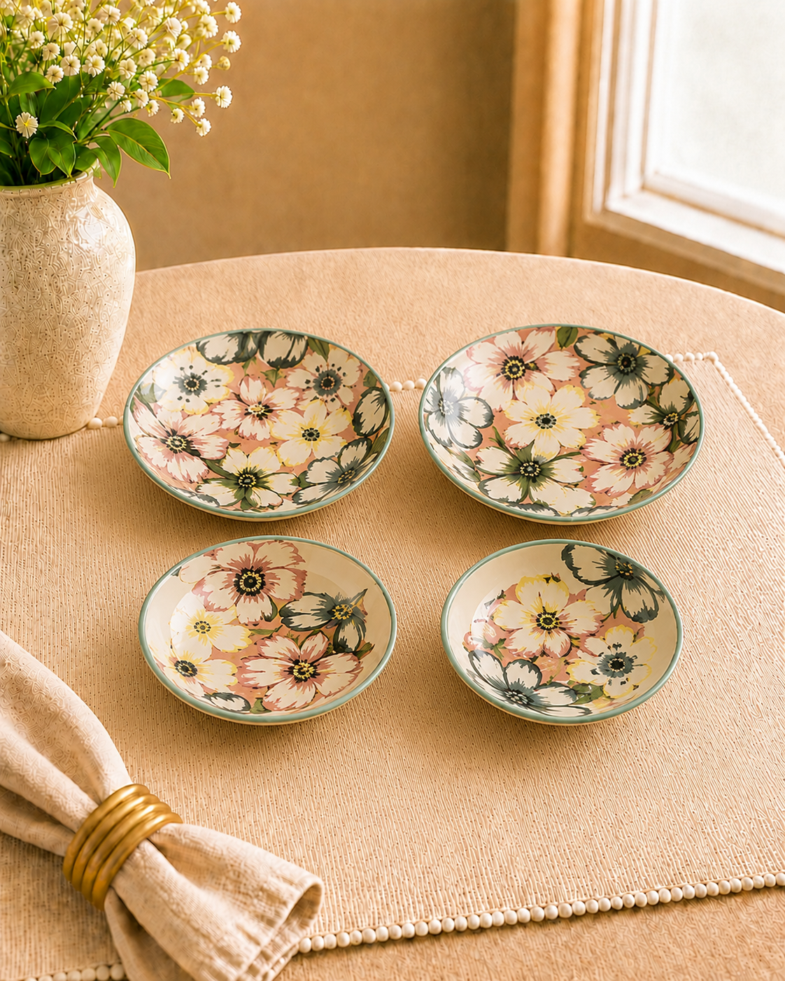 Bloom & Grace Collection - Set of 2 plates & Bowls