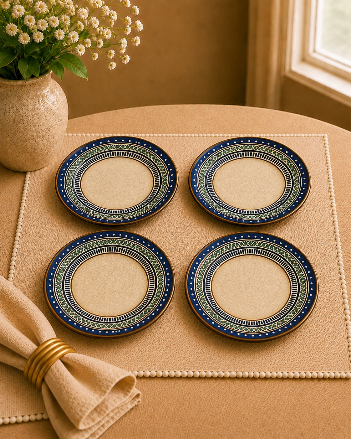 Anatolian Muse Collection- Heritage Dinner Plates - Set of 4