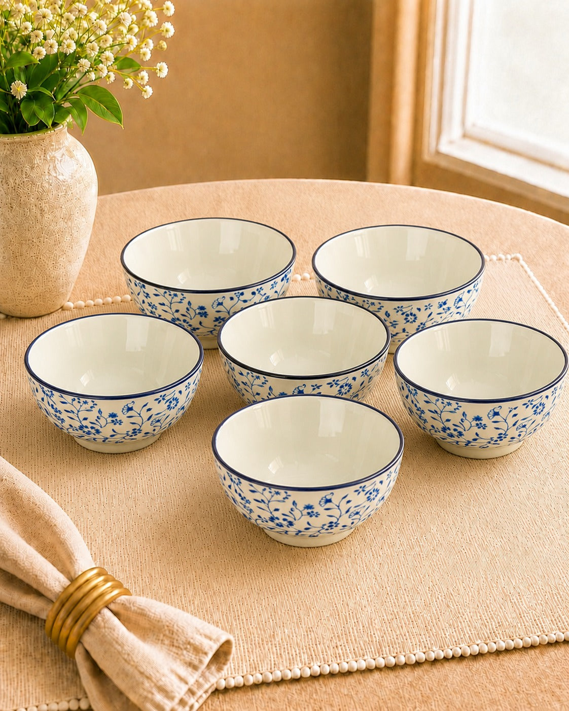 Ottoman Grace Collection – Set of 6 Bowls 4.5”