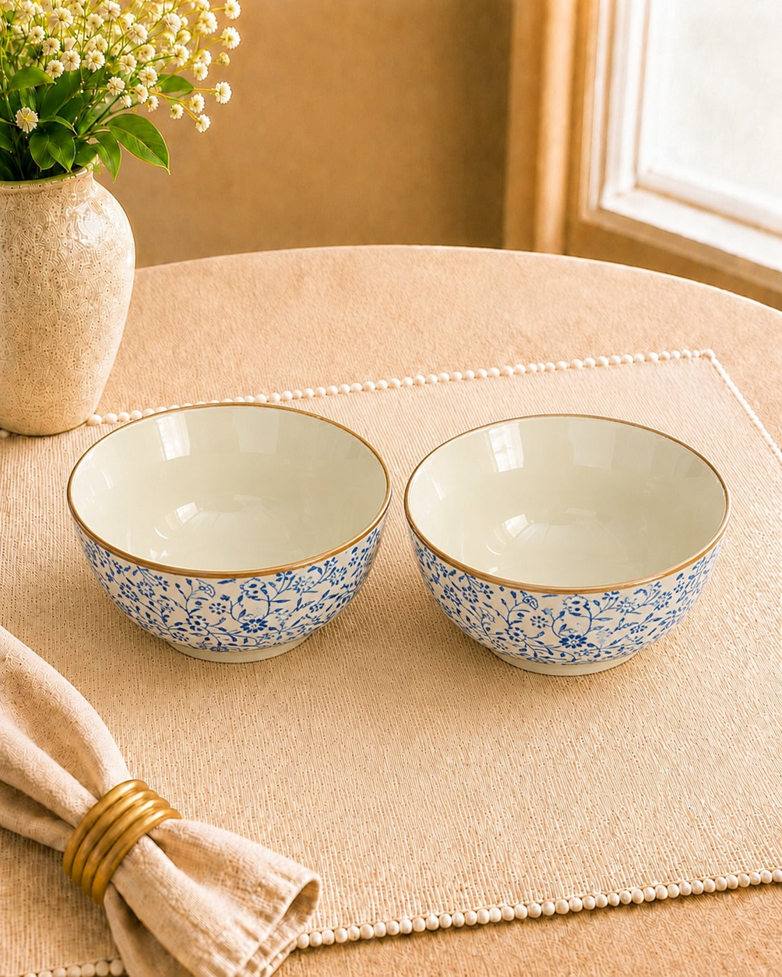 Ottoman Grace Collection – Set of 2 Serving Bowls 7”