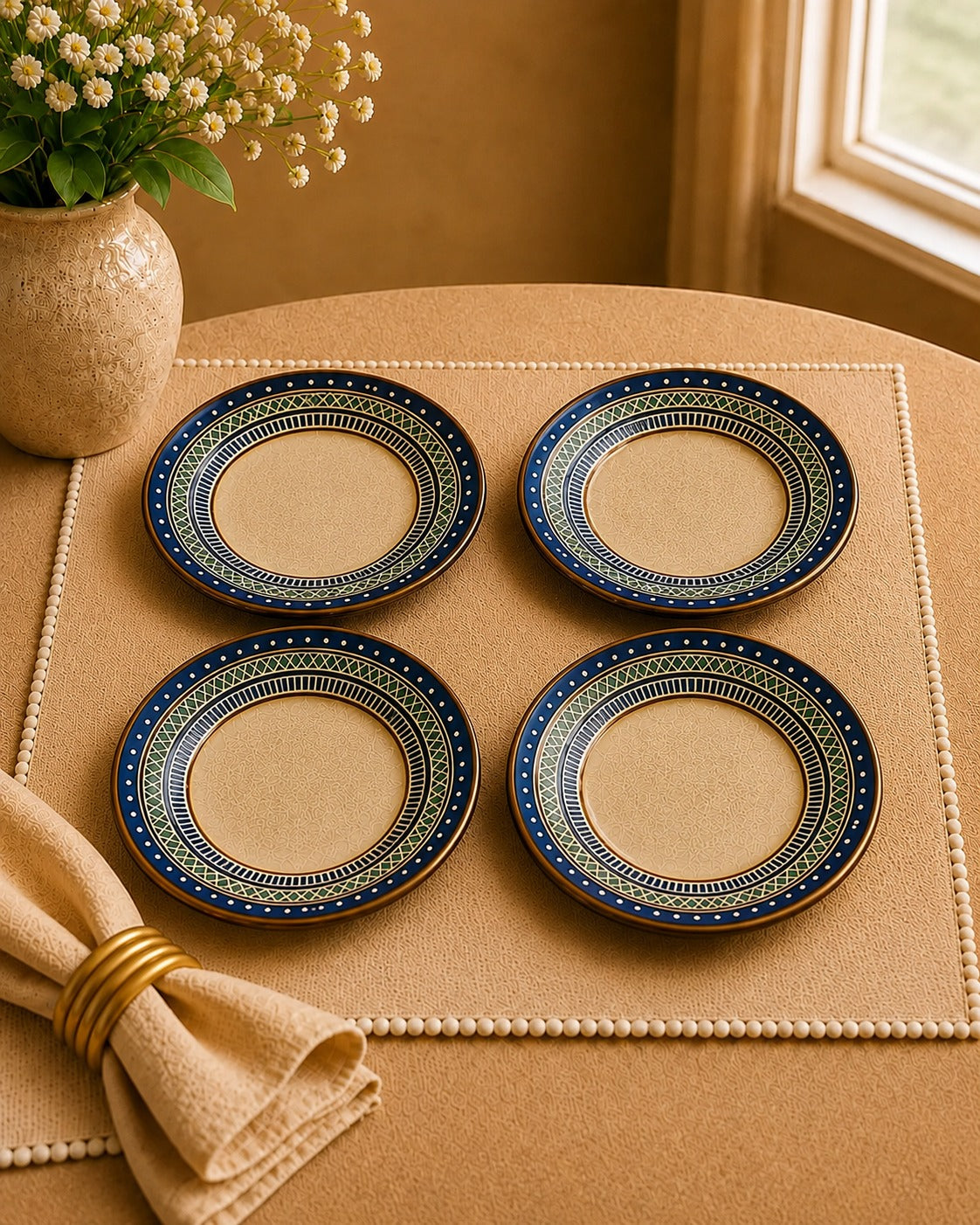 Anatolian Muse Collection- Heritage Dinner Plates - Set of 4