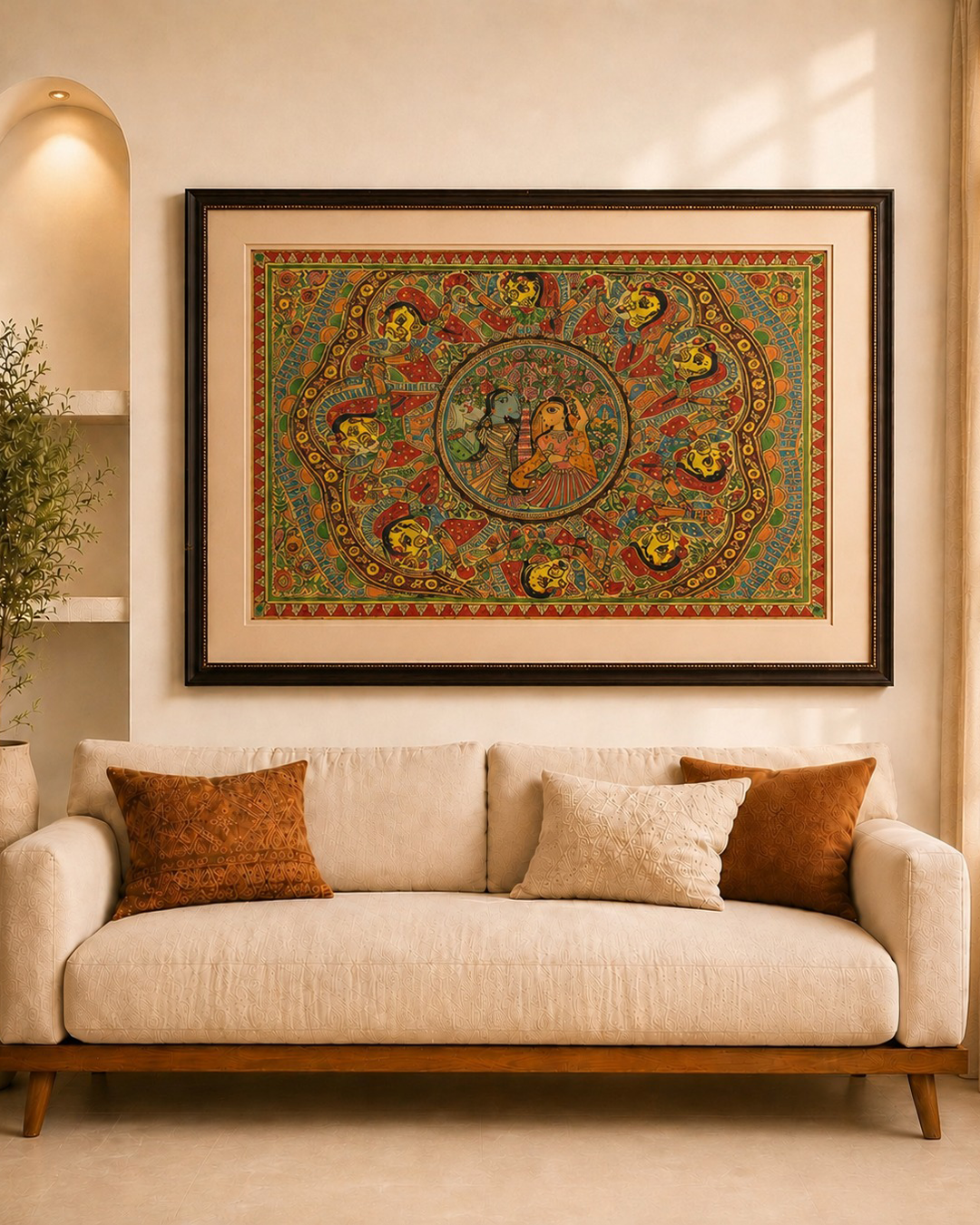 Classic Madhubani Art - Frame