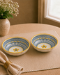 Ethnic Mandala Art Ceramic Bowl 6.0” - set of 2
