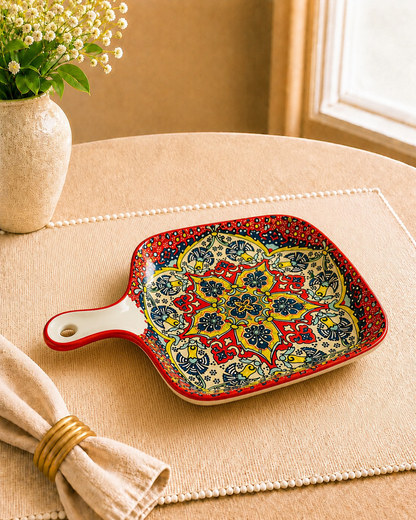 Mandala Printed Serve Tray