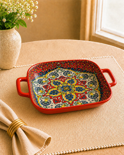 Mandala Printed Serve Tray