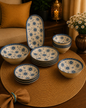 Royal Turkish Blue and White Floral - Dinner Set