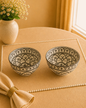Floral Mandala Dessert Blow - Set of 2