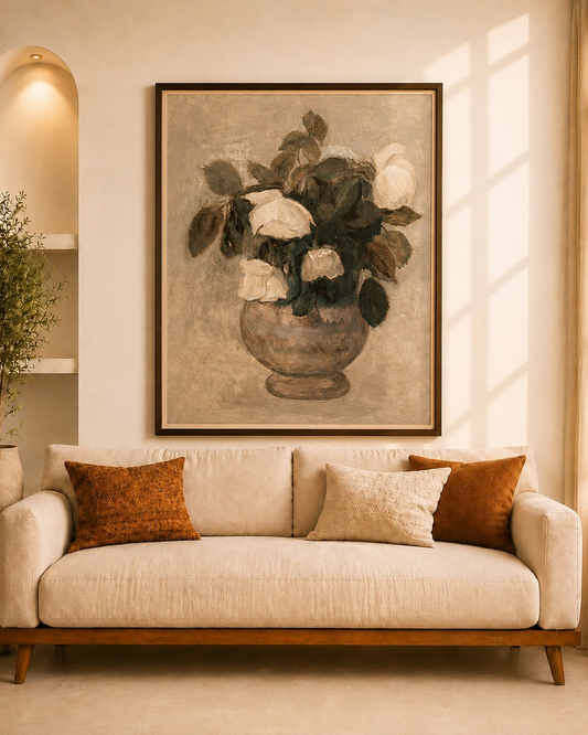 Traditional Dutch Flowers Painting - Frame