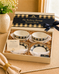 Royal Scottish Burberry Gift Set of 2 elegant Bowls and Plates