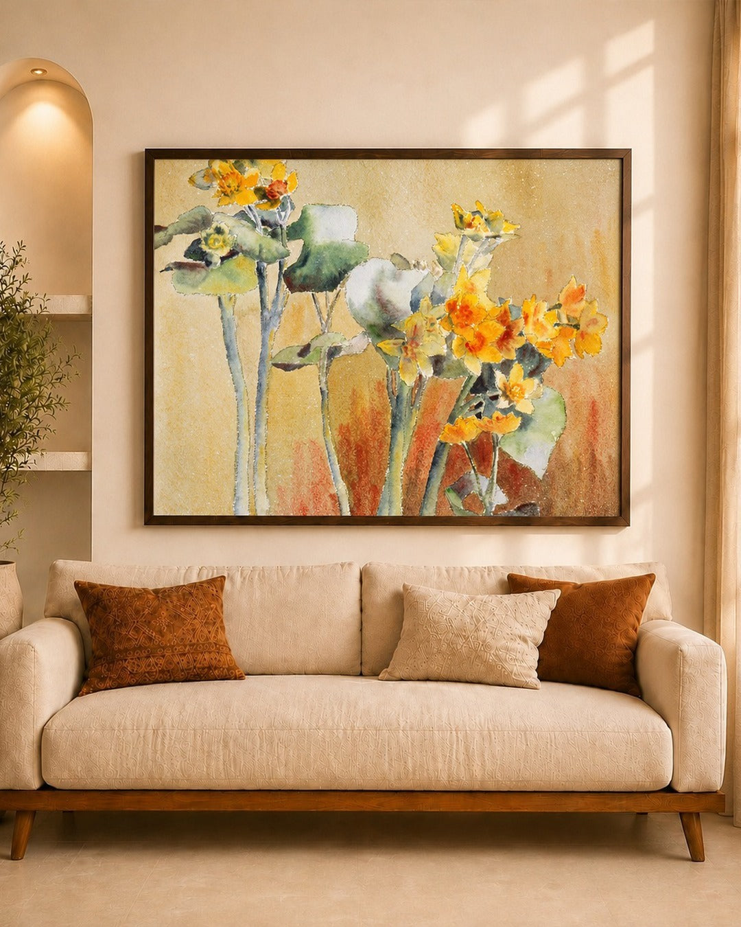 Traditional Dutch Flowers Painting - Frame