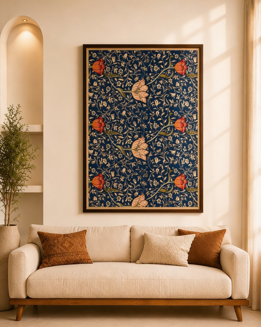 Traditional English Floral Prints on Museum Quality - Canvas