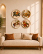 Traditional Moghul Art on Ceramic - Wall Plates