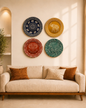 Traditional Indian Art on Ceramic -  Wall plates