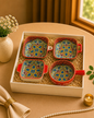Mandala Inspired - Set of 4 Serve ware