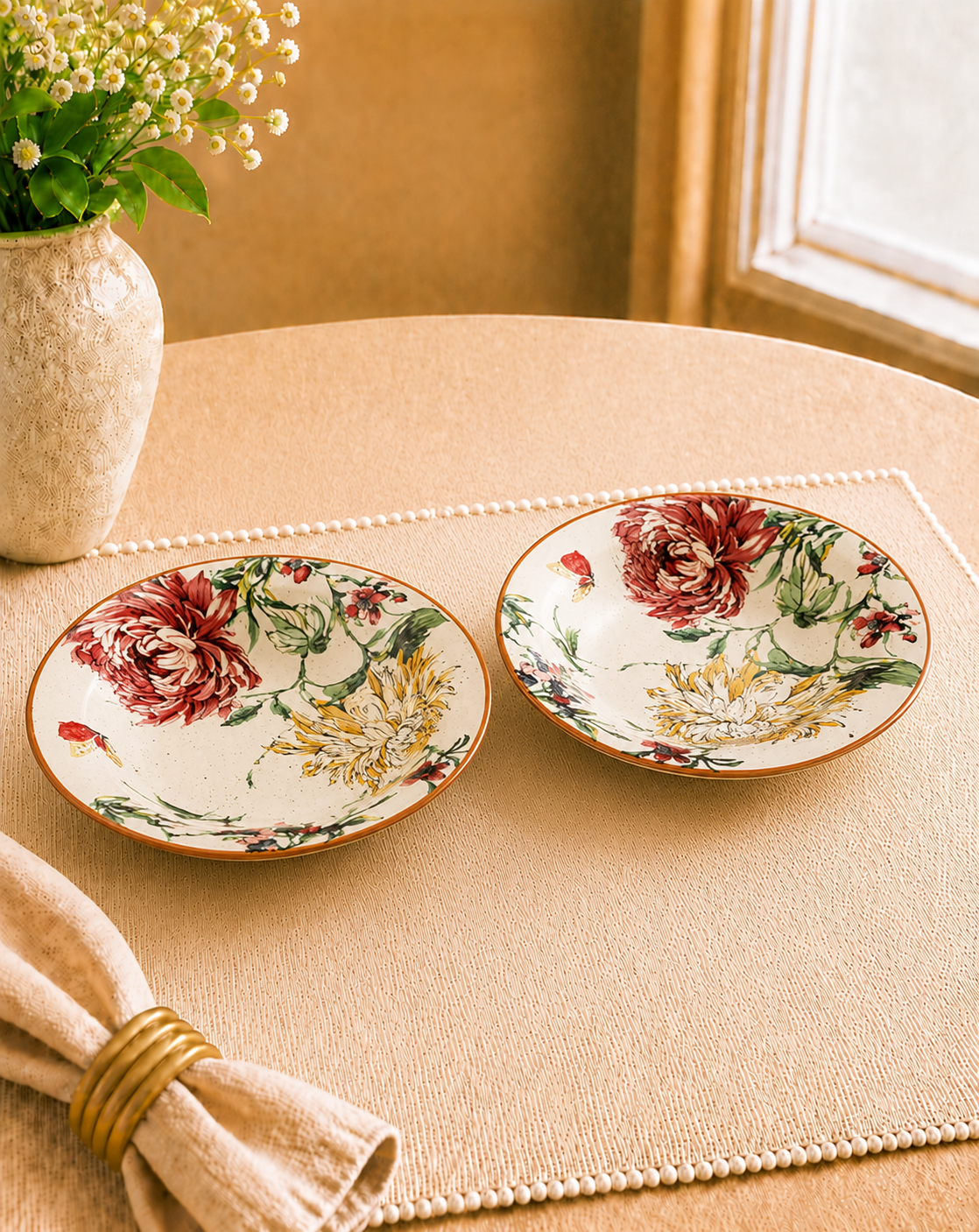 Bagh Collection - Pasta Plates 10”- set of 2