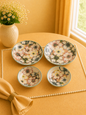 Amber Bloom - Set of 2 plates & Bowls