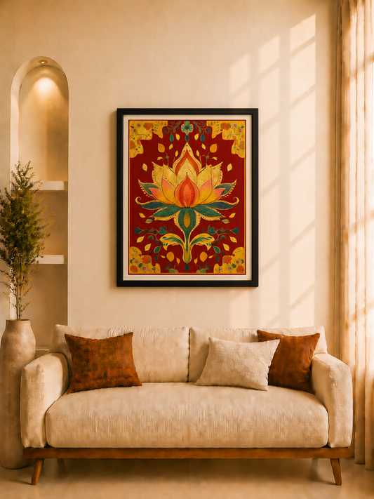 Blooming Lotus- 20x14