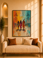 Yatra - Portrait on Museum Quality canvas with Floater frame