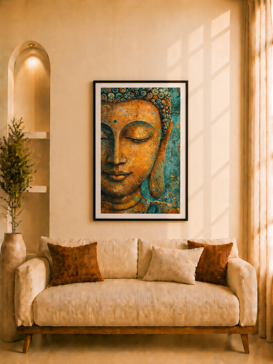 Traditional Budha Portrait- 20x14inch