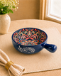 Whispers of Mandala Collection - Blue Round Snack Tray