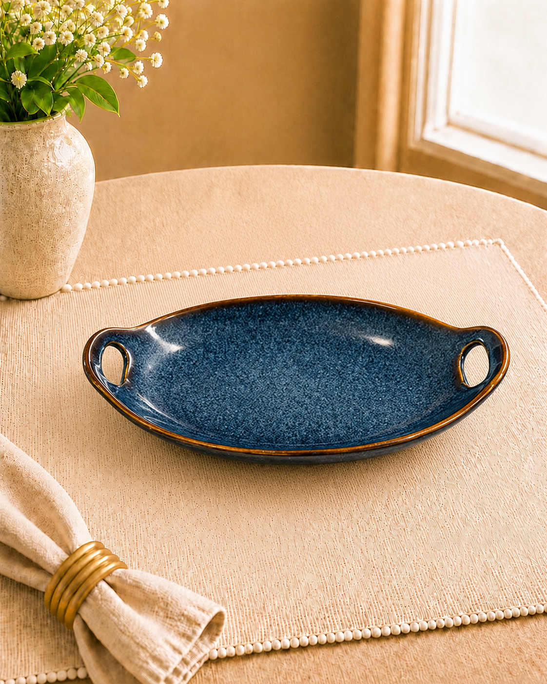 Serving Platter midnight blue