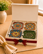 Whispers of  Mandala  collection - Set of 4 serve ware with handle