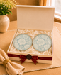 Bloom & Grace Collection - Floral Sea Green Dinner Plates set of 2