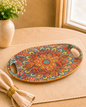 Whispers of Mandala Collection- Oval Platter