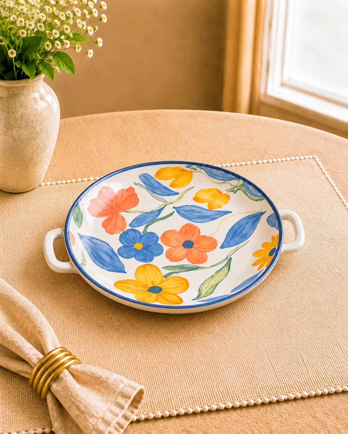 Bloom & Grace Collection - Floral Platter