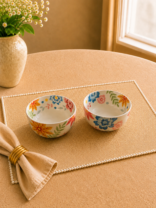 Ottoman Grace Collection of Hand made serving  bowls 5”, set of 2