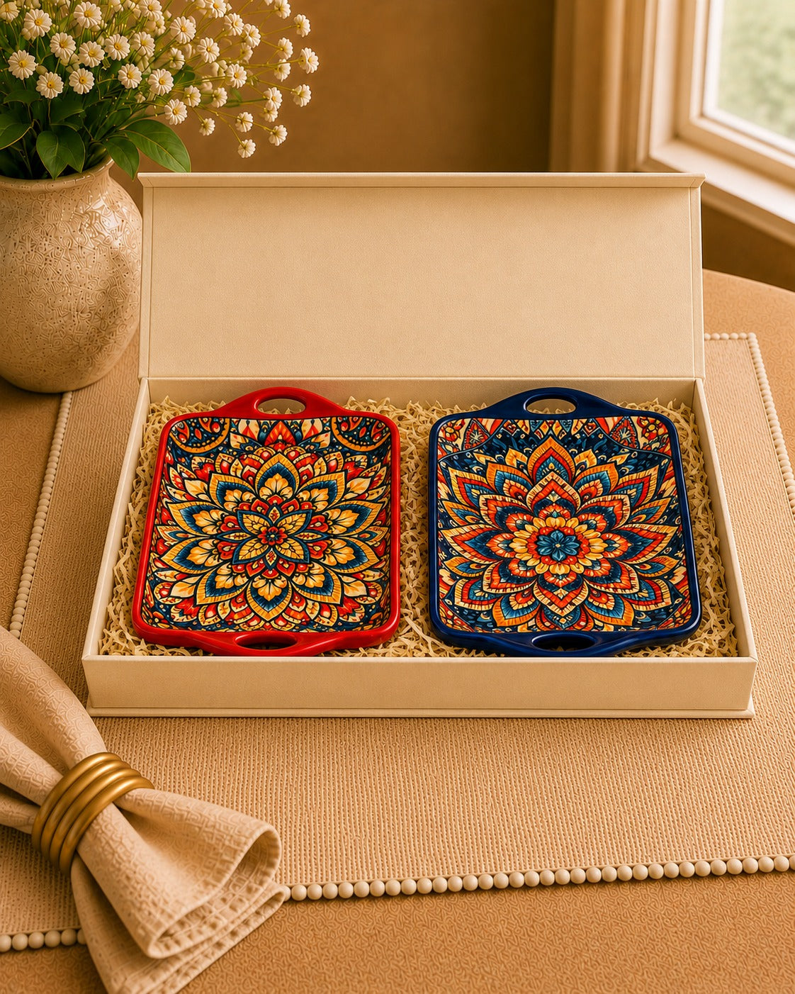 SIgnature Mandala Printed Gift Tray