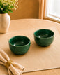 Rustic Green, Deep Ceramic  - Bowls of 4.5”