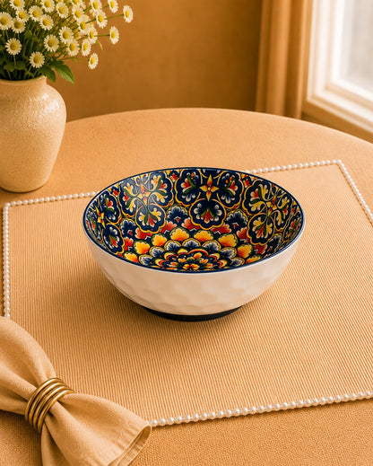 Classic Mandala deep Serving Bowls of 7 inch