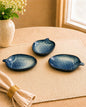 Rustic Blue, Ceramic dip Bowls of 4.5"