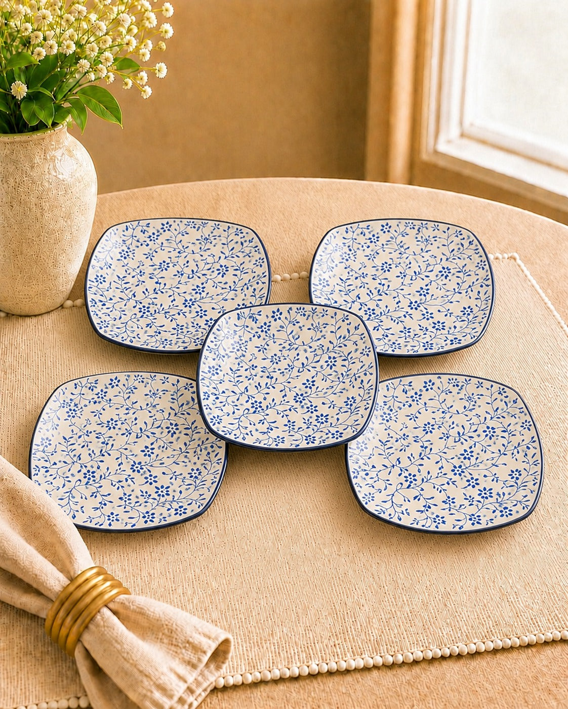 Ottoman Grace Collection – Set of 6  Desser Plates 6”
