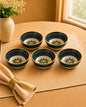 Whispers of Mandala Collection- Blue and Yellow Bowl Set of 6