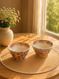 Ottoman Grace Collection of Hand made serving  bowls set of 2