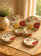Bagh Collection- set of 2 Dinner, 2 Medium Plates and 2 Bowls