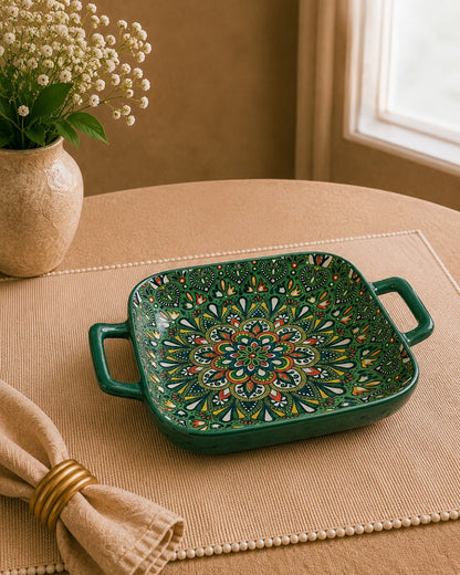 Mandala Printed Serve Tray