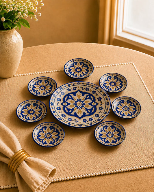 Bloom & Grace Collection - Midnight Blue Mandala