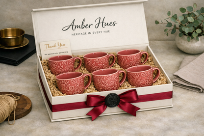 Coffee Mugs Gift Set of 6