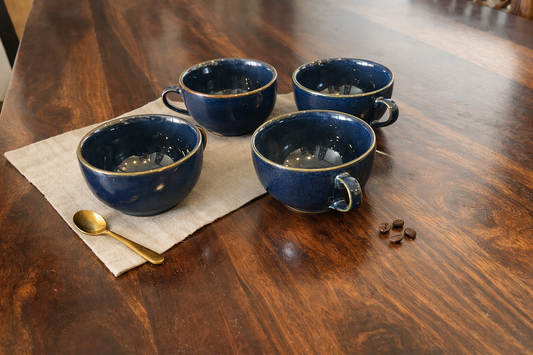 Elegant Blue coffee mugs